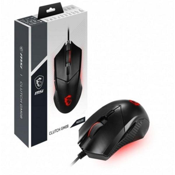  MSI Clutch GM08 Black Wired Optical Gaming Mouse